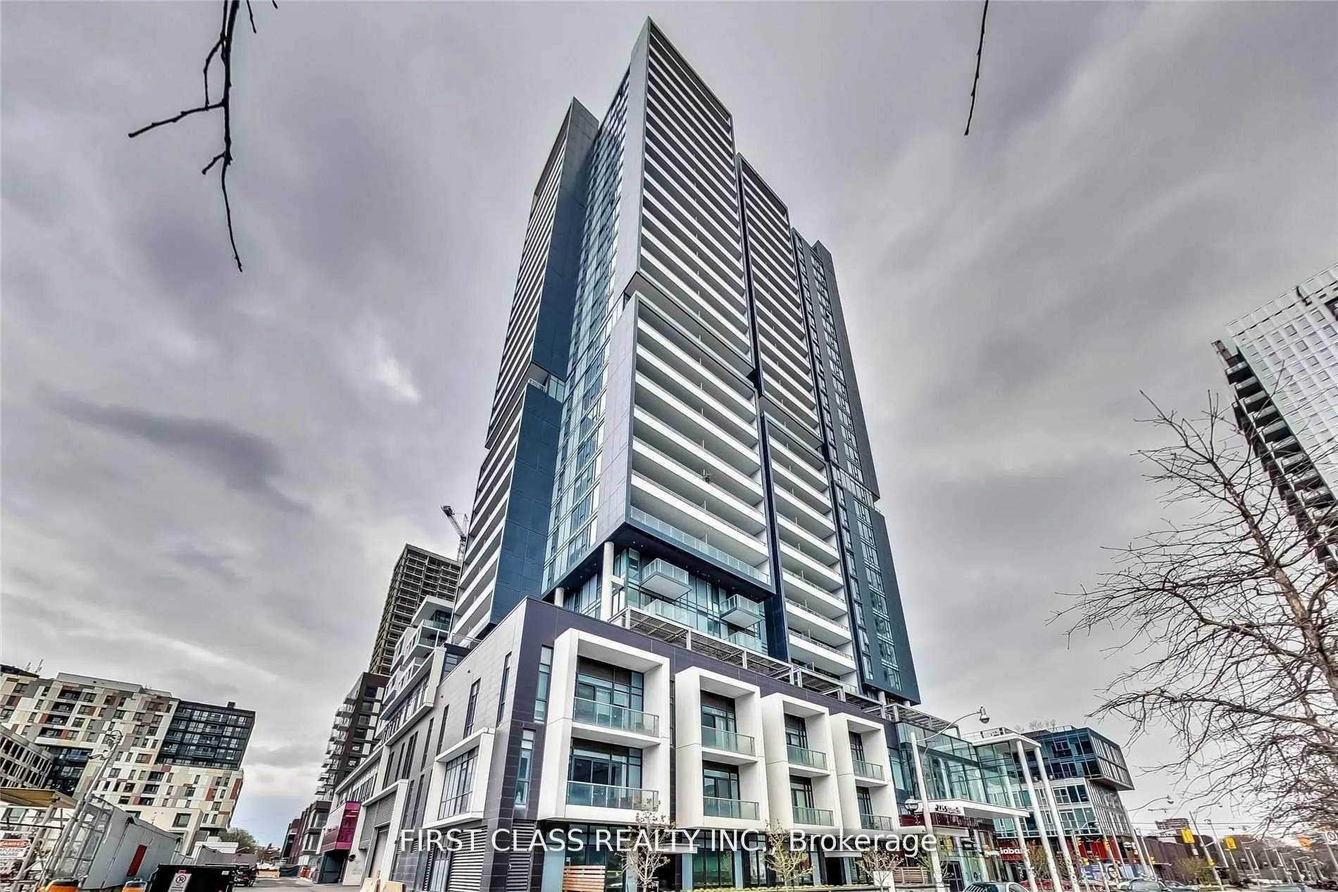 Front of Unit 1706W, 225 Sumach Street