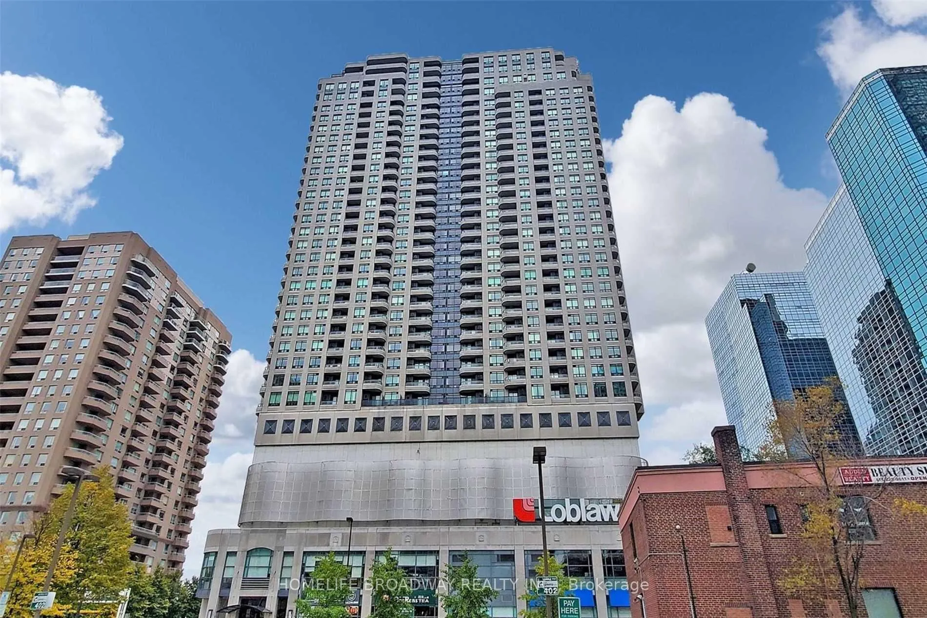 Front of Unit 1602, 33 Empress Avenue
