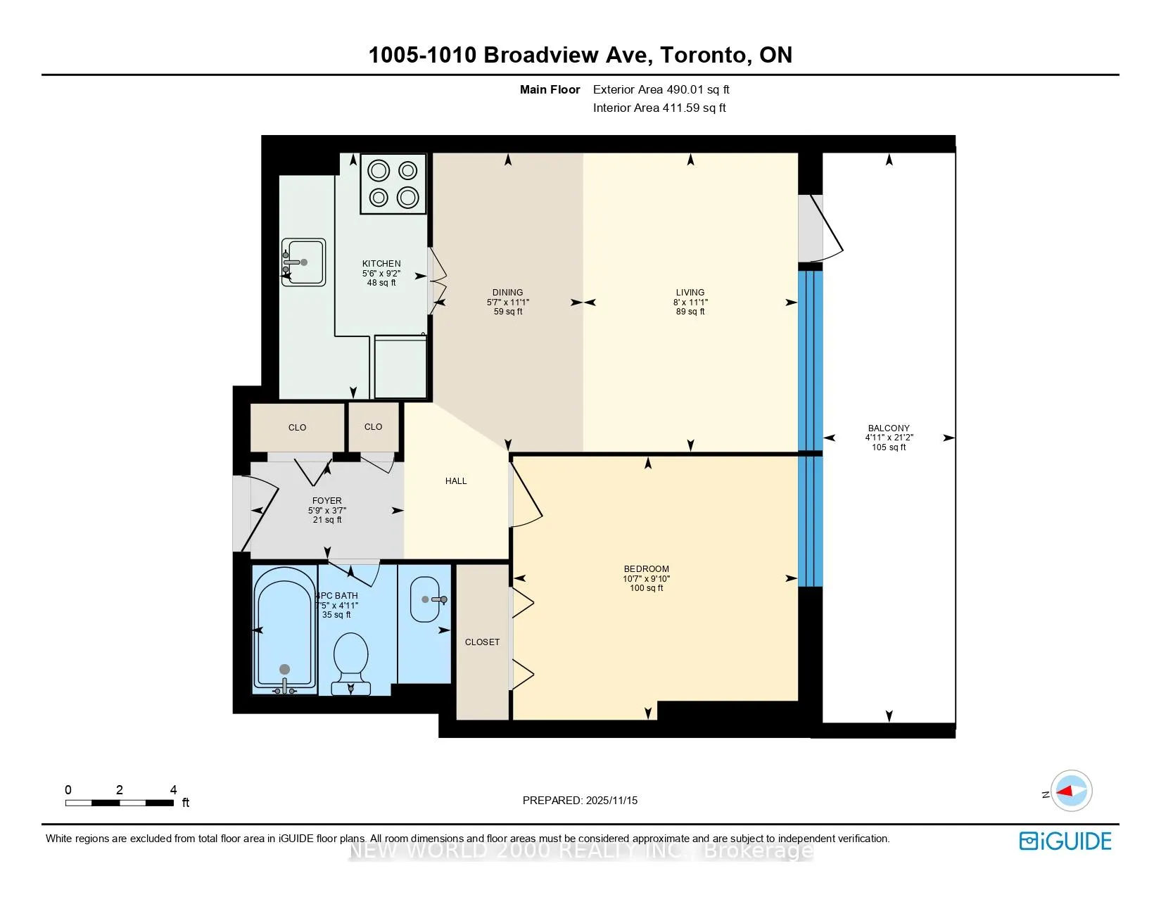 Photo 9 of Unit PH5, 1010 Broadview Avenue, Toronto, Broadview North — HOMEH