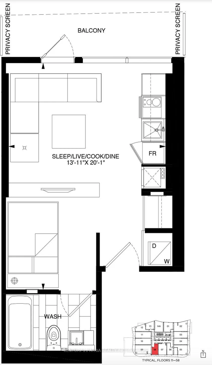 Photo 9 of Unit 4708, 197 Yonge Street, Toronto, Church-Yonge Corridor — HOMEH