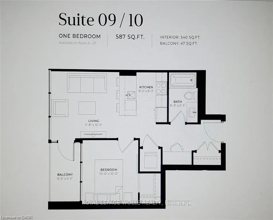 Photo 13 of Unit 1409, 108 Garment Street, Kitchener, City Commercial Core — HOMEH