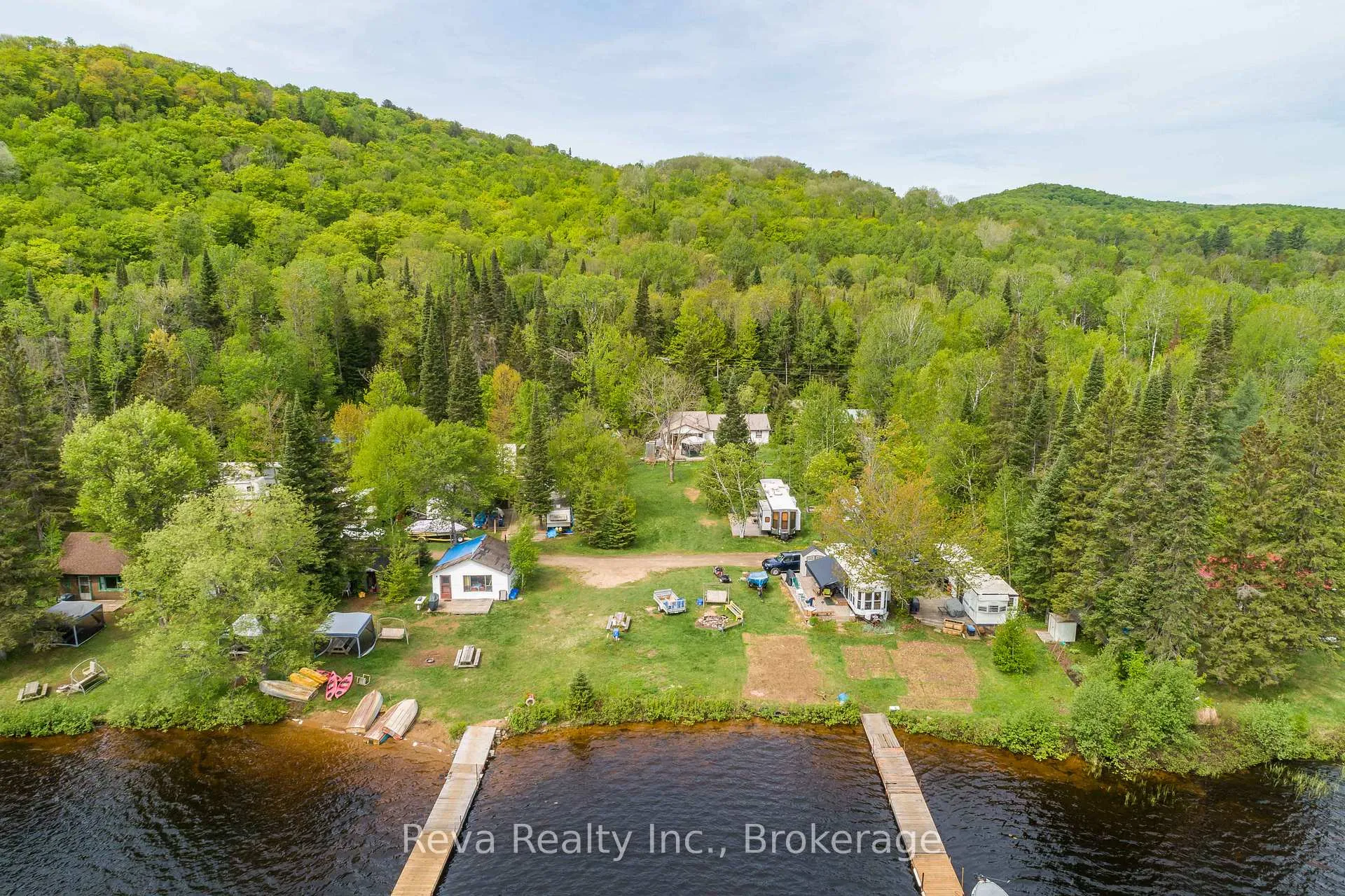 Front of 1535 North Baptiste Lake Road