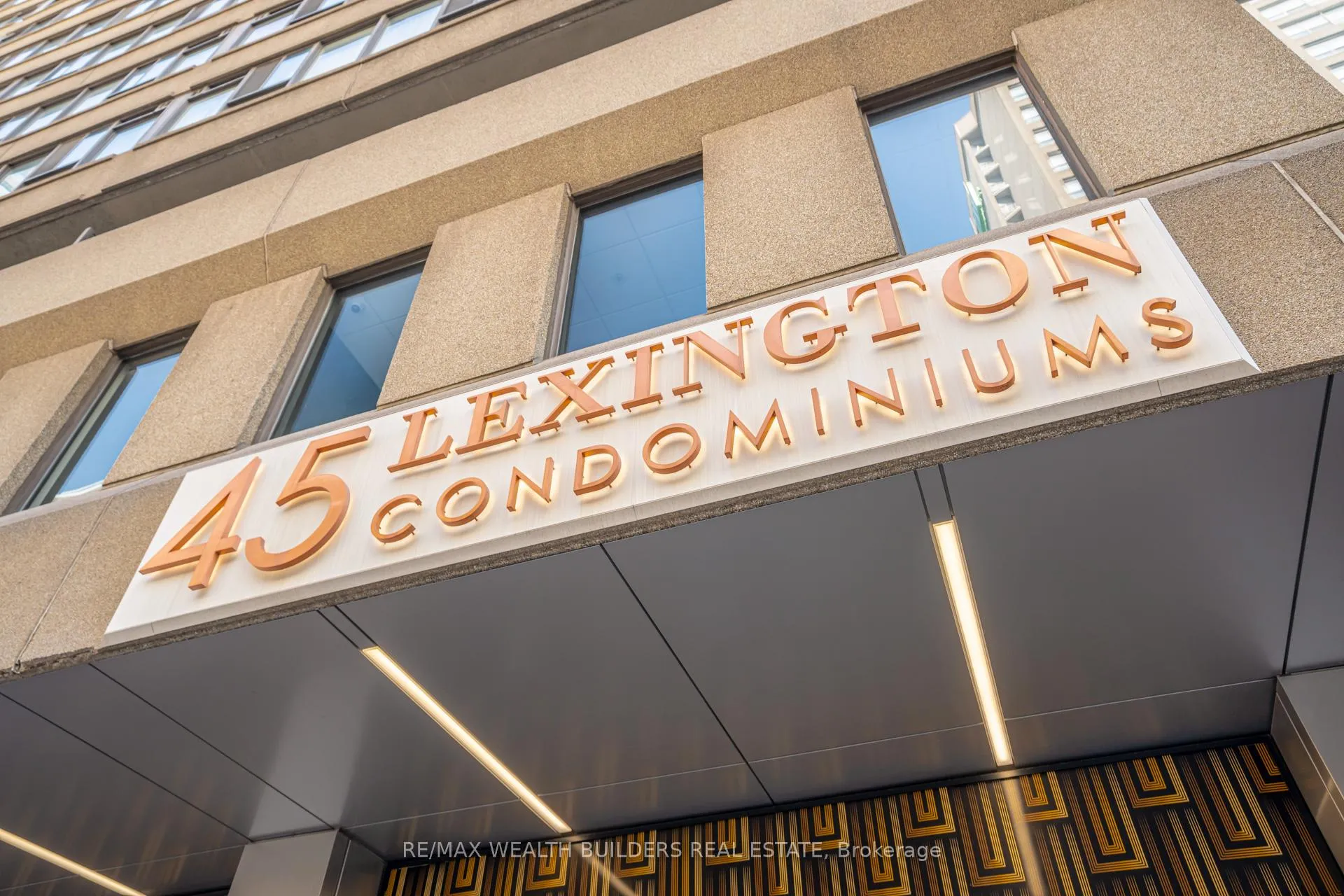 Front of Unit 1009, 45 Carlton Street