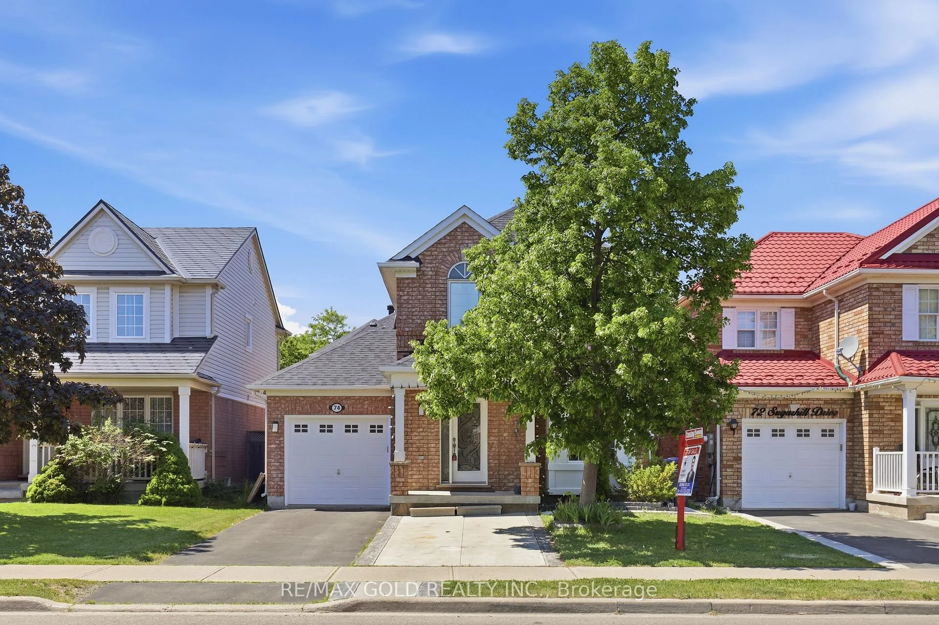 Photo 1 of 74 Sugarhill Drive, Brampton, Fletcher's Meadow — HOMEH