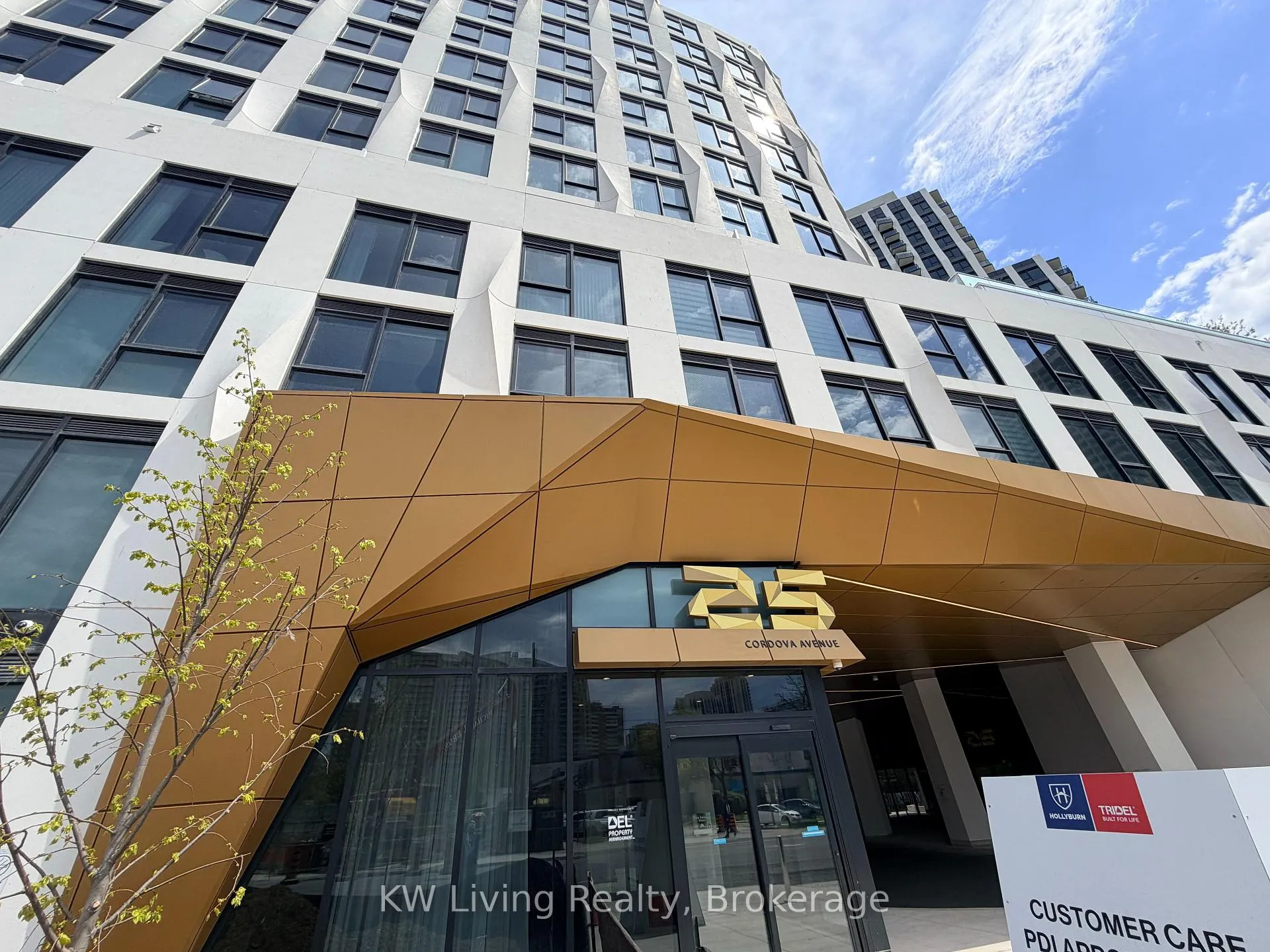 Front of Unit 1509, 25 Cordova Avenue