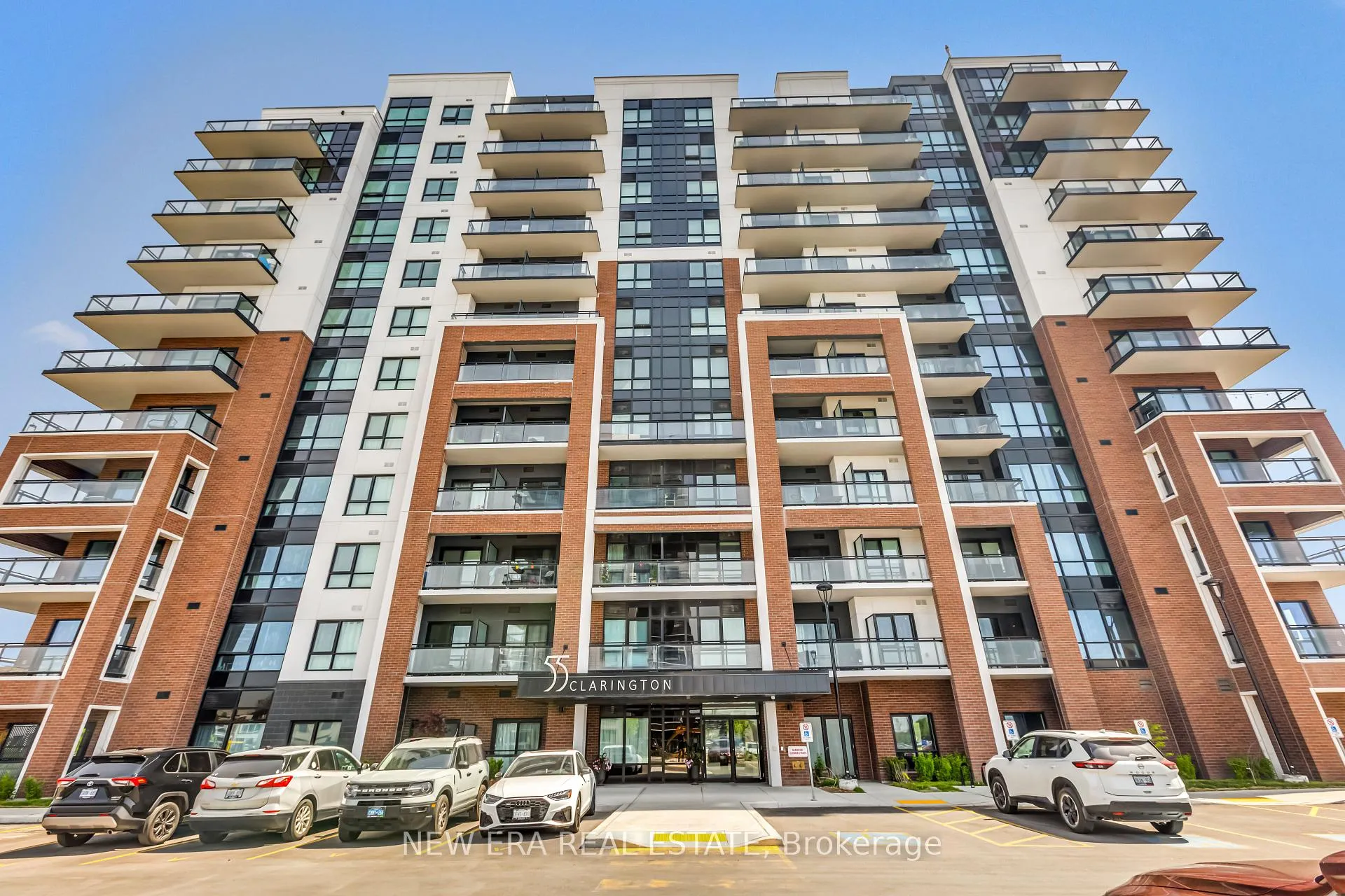 Front of Unit 1202, 55 Clarington Boulevard