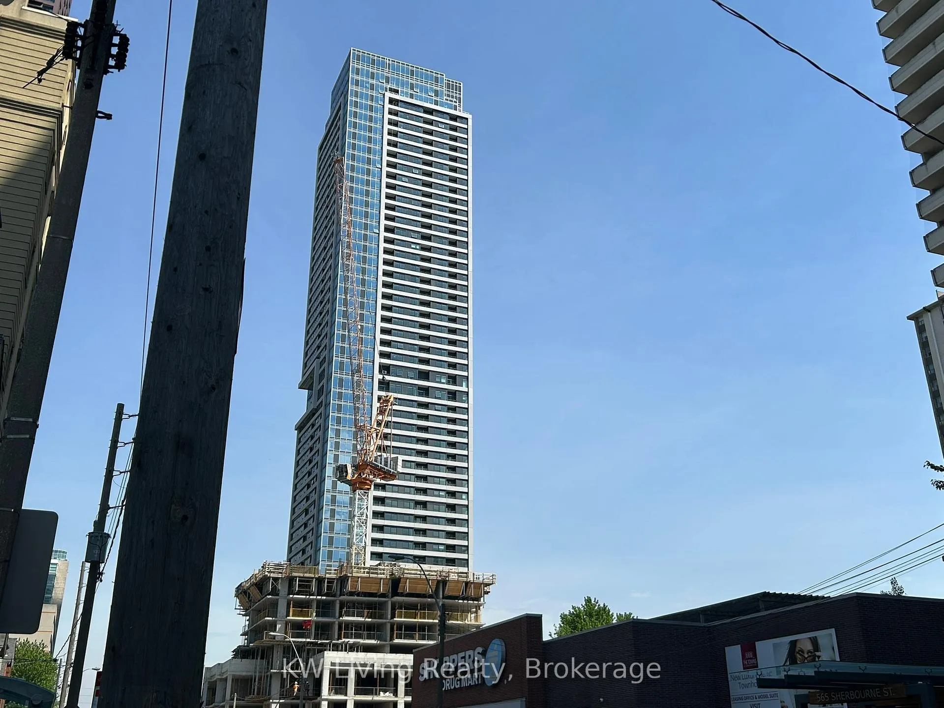 Front of Unit 1209, 609 Sherbourne Street