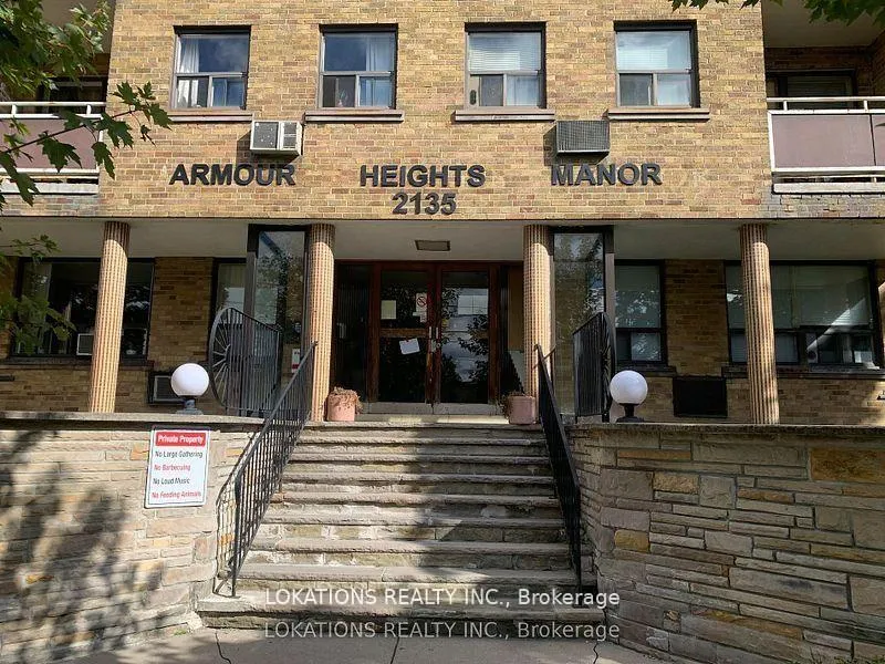 Front of Unit 205, 2135 Avenue Road
