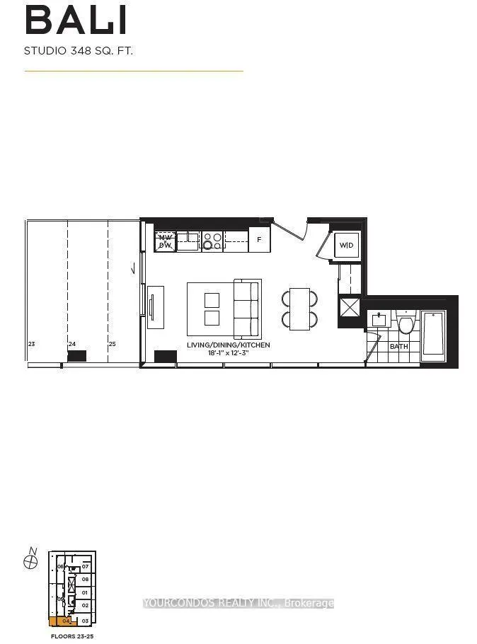Photo 9 of Unit 2504, 18 Maitland Terrace, Toronto, Church-Yonge Corridor — HOMEH