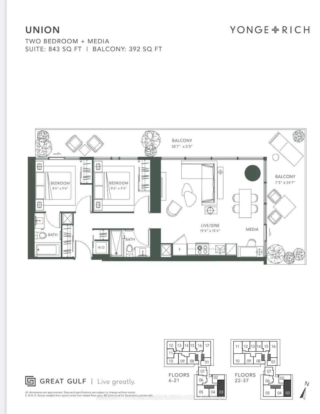 Photo 1 of Unit 3603, 20 Lombard Street, Toronto, Church-Yonge Corridor — HOMEH