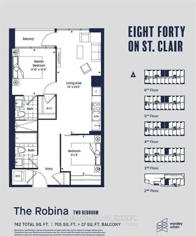 Photo 12 of Unit 602, 840 St Clair Avenue W, Toronto, Oakwood Village — HOMEH