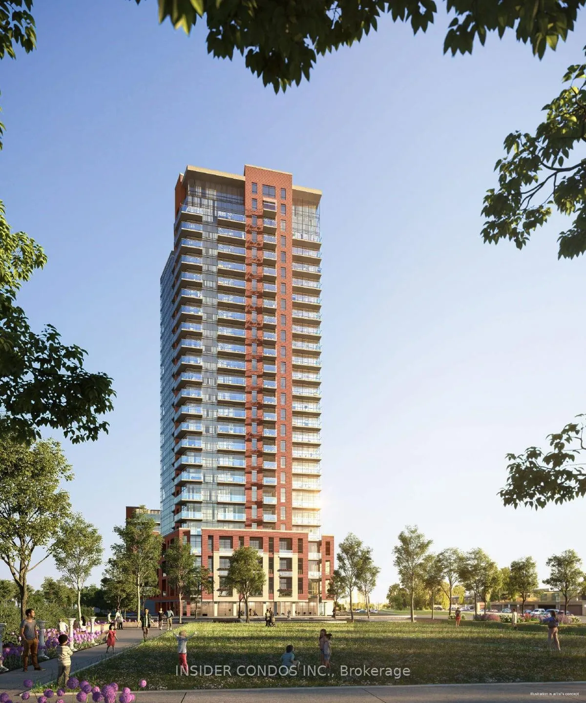 Front of Unit 602, 4010 Eglinton Avenue W
