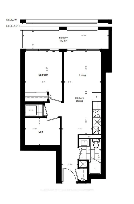 Photo 7 of Unit 832, 60 Princess Street, Toronto, Waterfront Communities — HOMEH