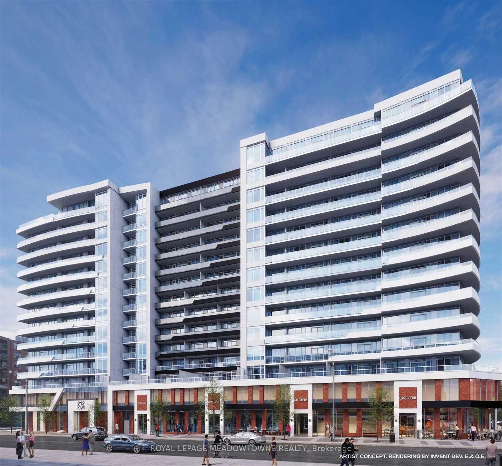 Front of Unit 901, 212 King Street E