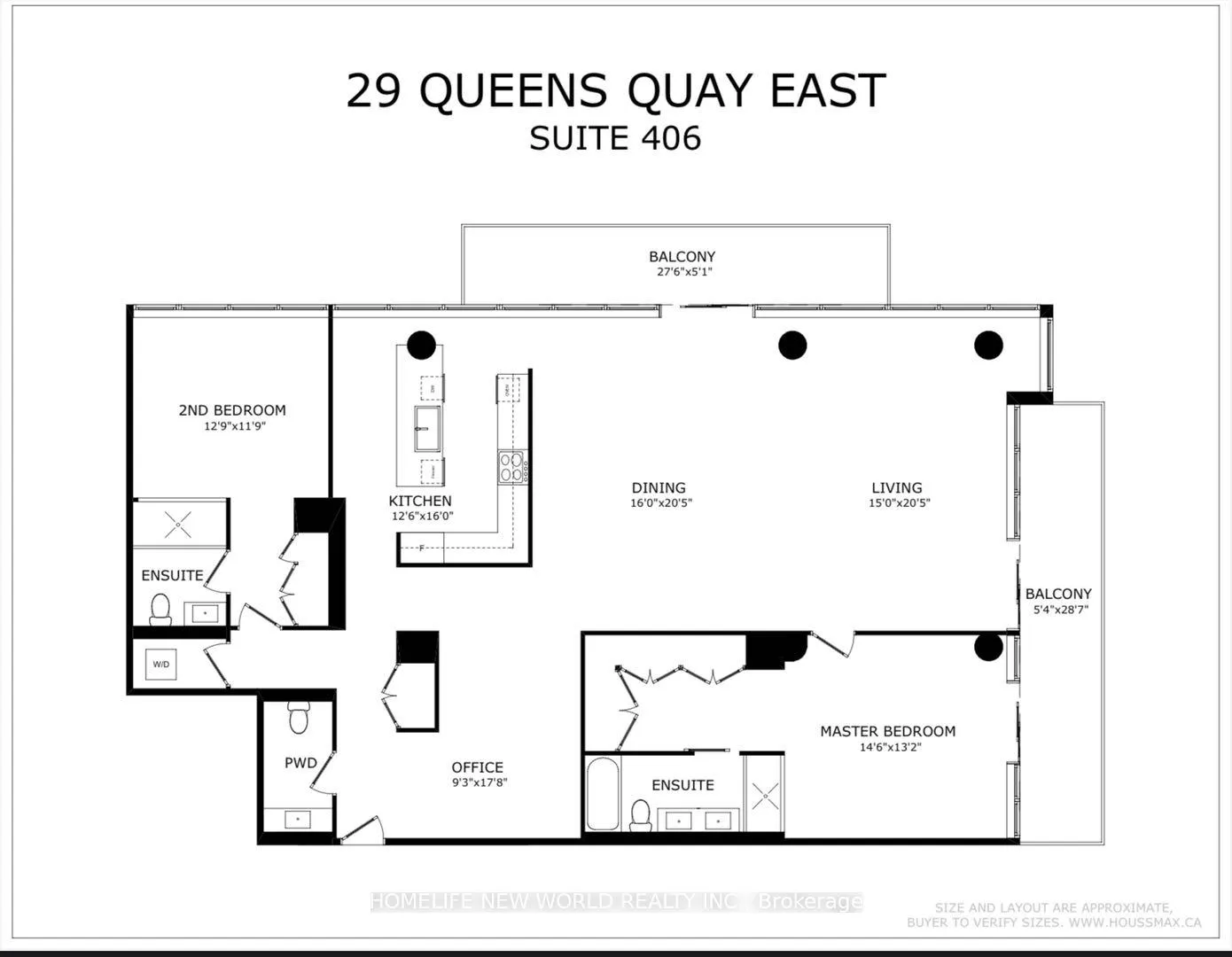 Photo 25 of Unit 406, 29 Queens Quay E, Toronto, Waterfront Communities — HOMEH