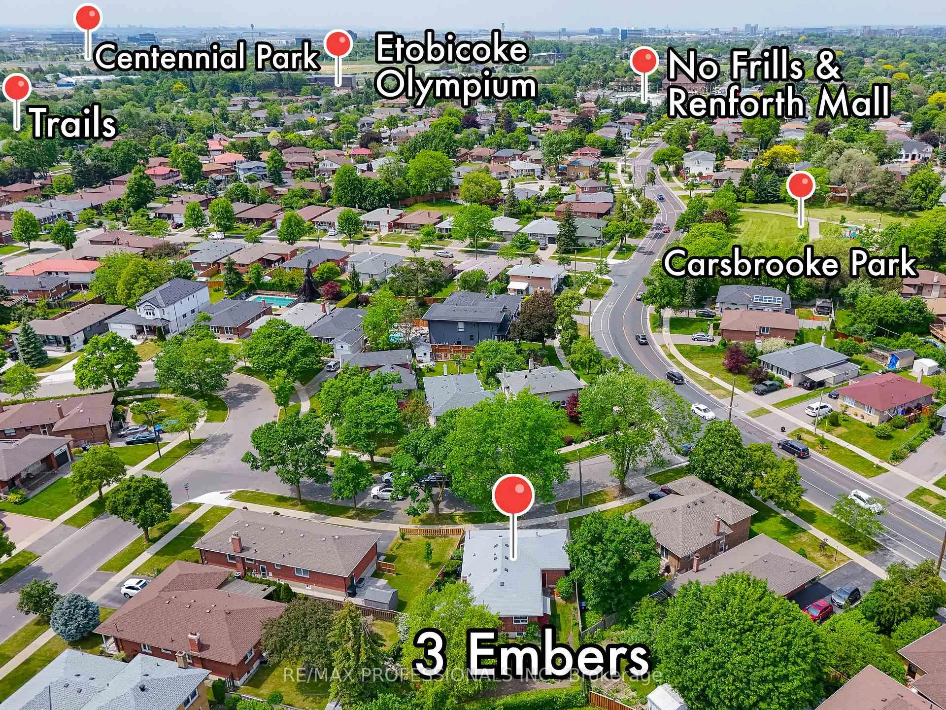 Photo 48 of 3 Embers Drive, Etobicoke, Eringate-Centennial-West Deane — HOMEH