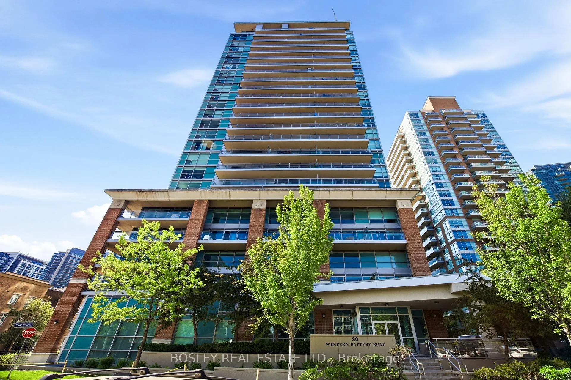 Front of Unit 1709, 80 Western Battery Road N