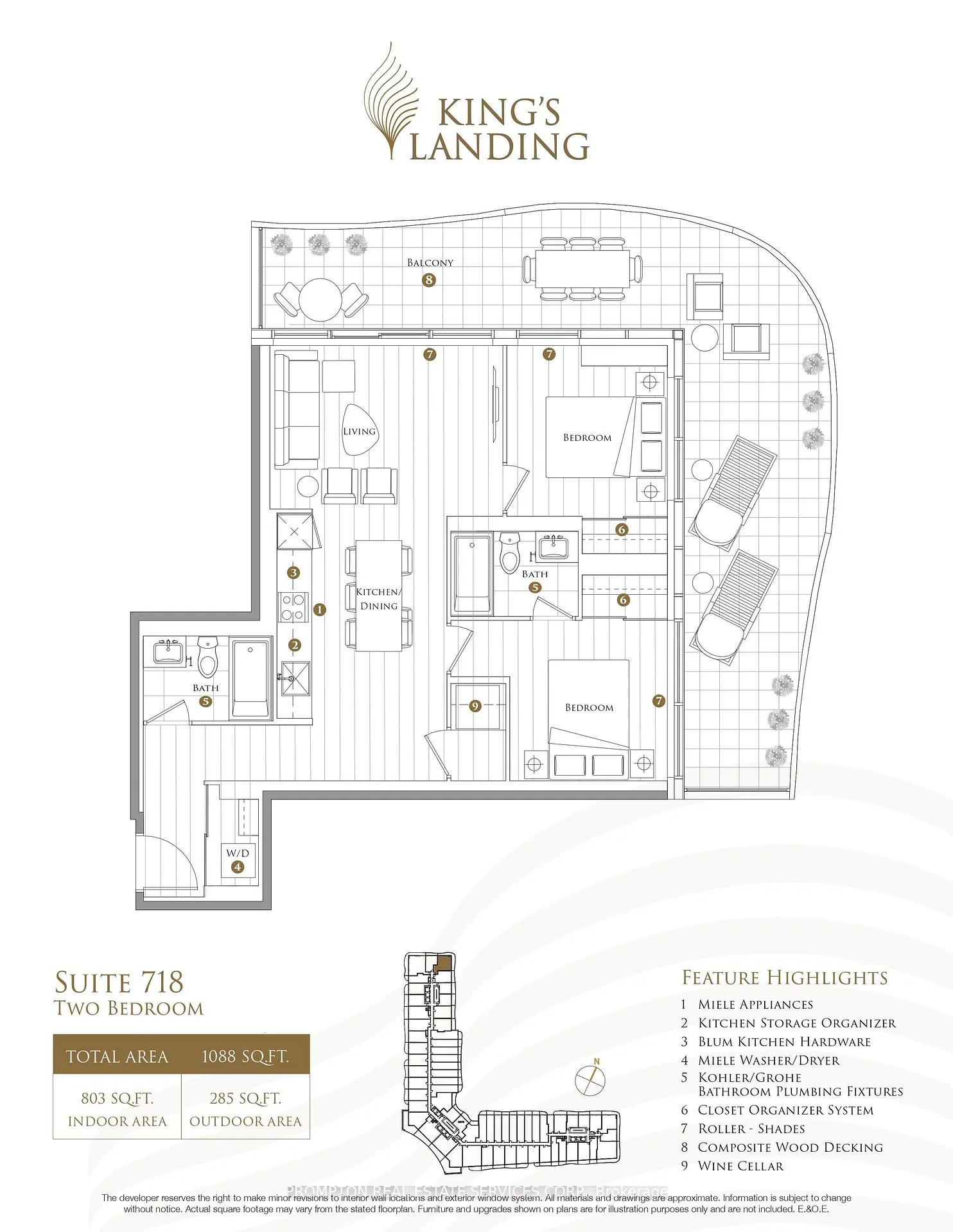 Front of Unit 718, 75 Billes Heights