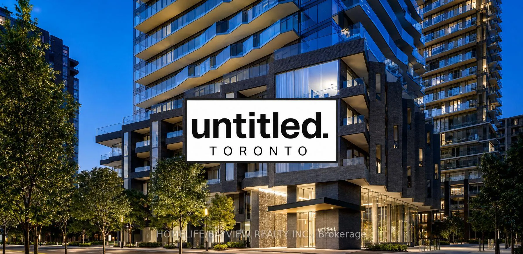 Front of Unit 3306S, 110 Broadway Avenue