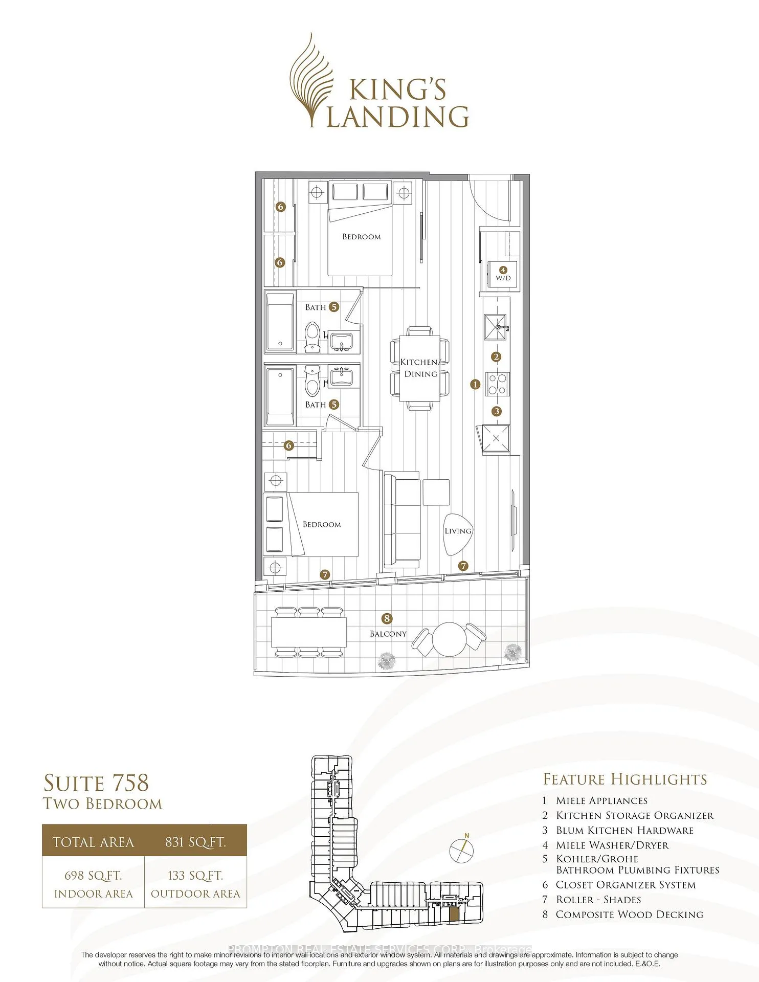 Front of Unit 758, 68 Esther Shiner Boulevard