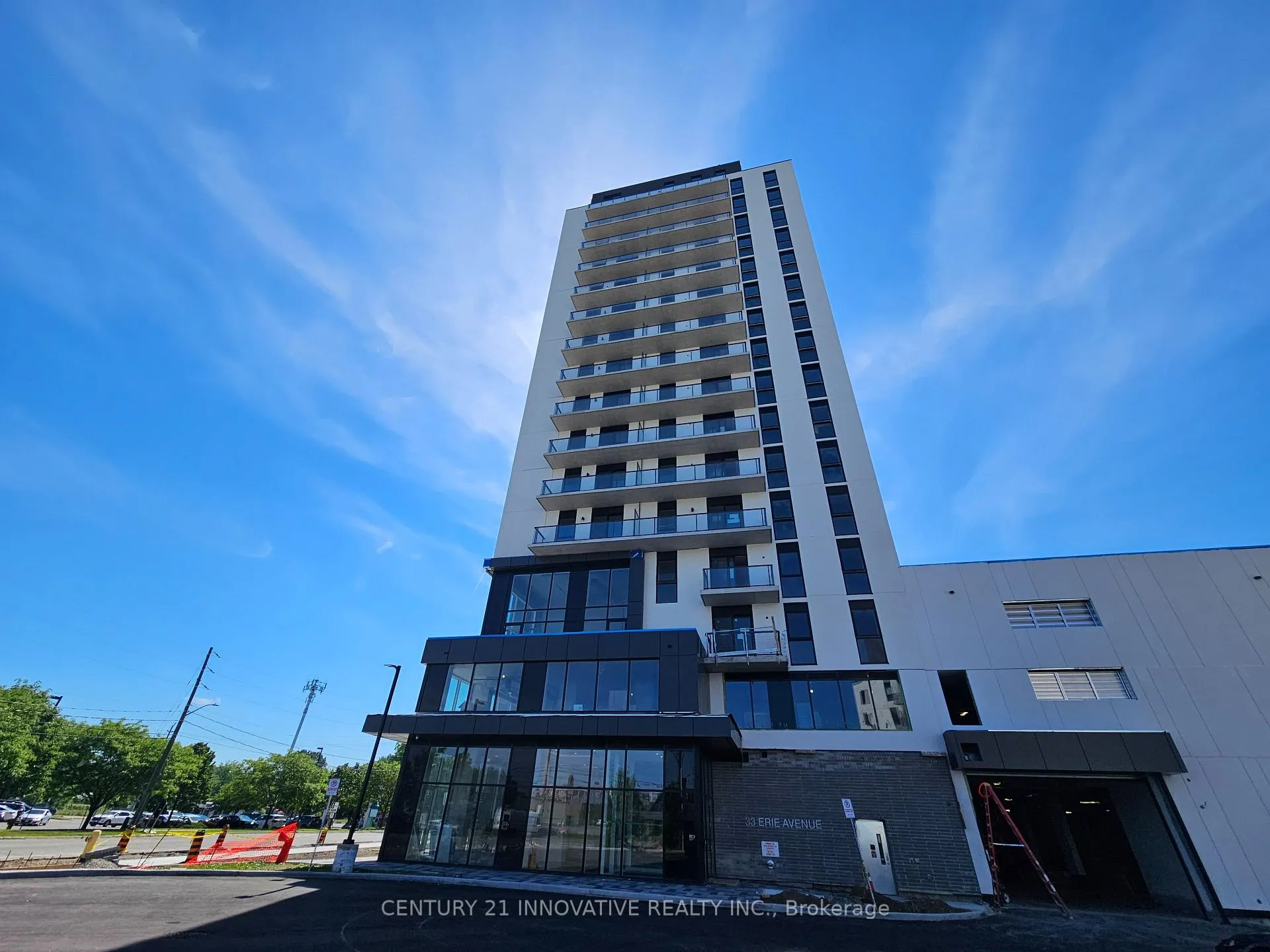Front of Unit 702, 33 Erie Avenue