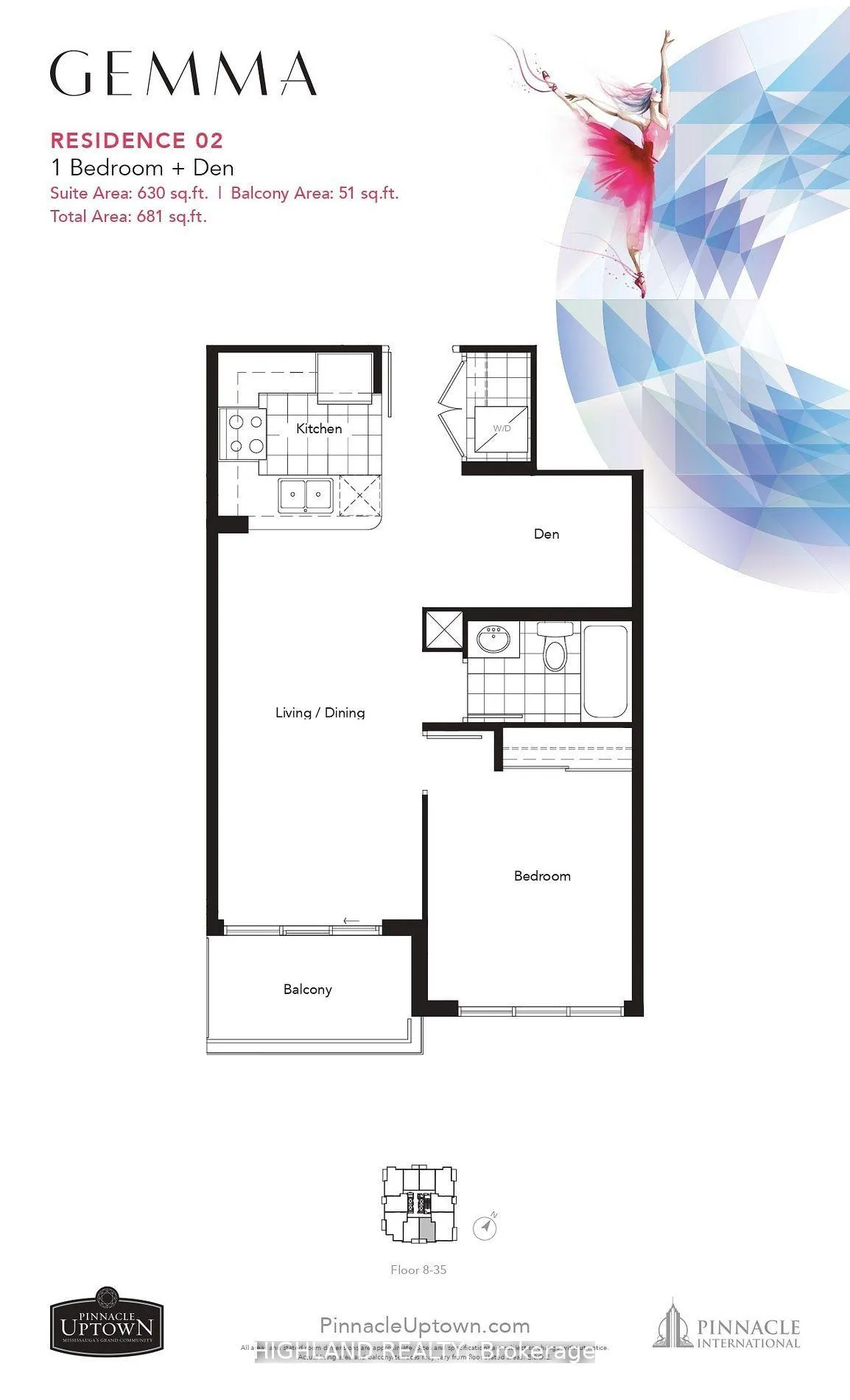 Photo 11 of Unit 2502, 15 Watergarden Drive, Mississauga, Hurontario — HOMEH