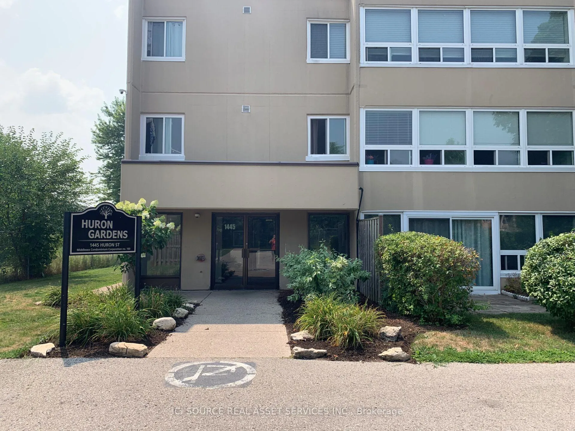 Front of Unit 110, 1445 Huron Street