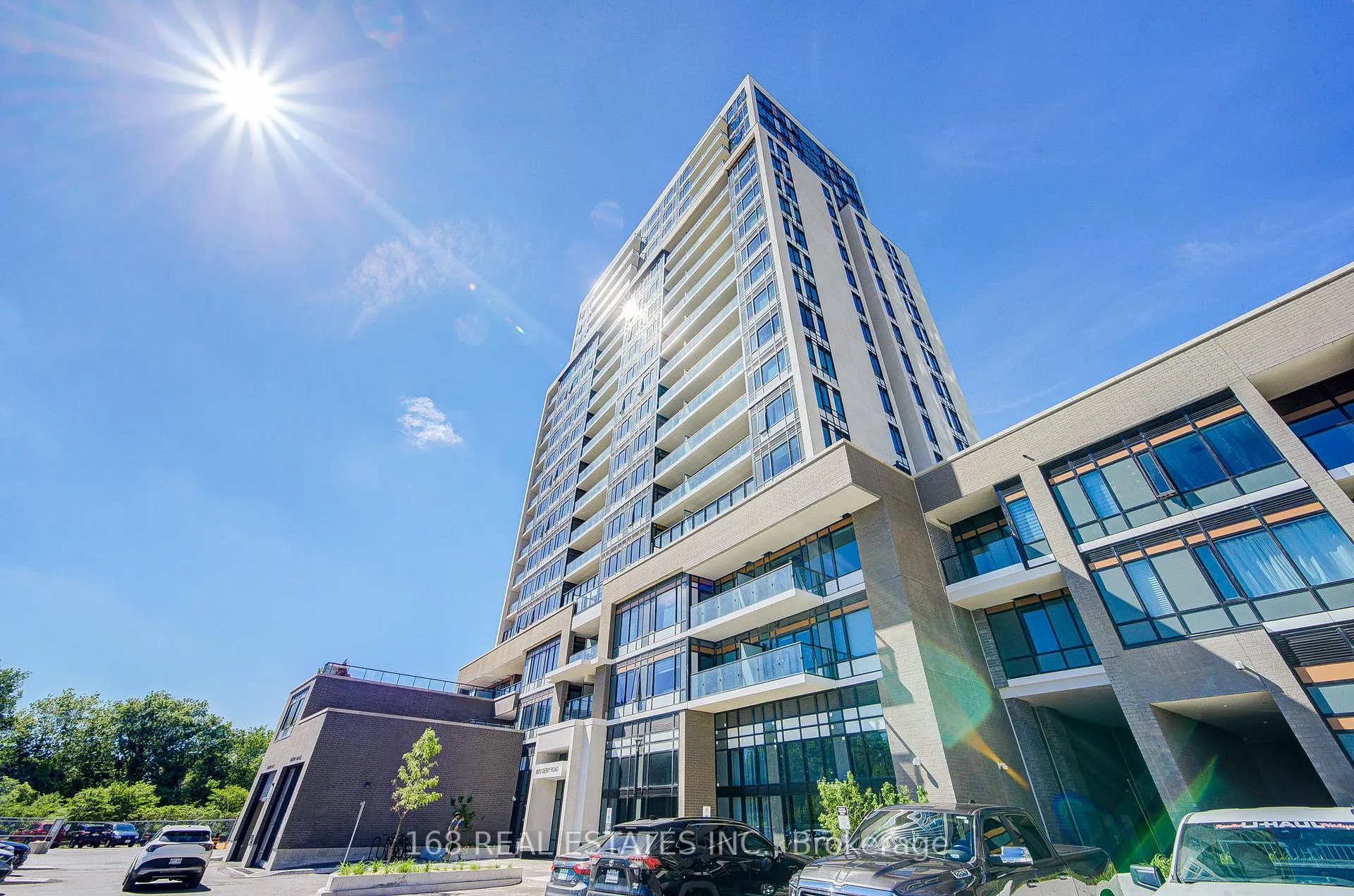 Front of Unit 1603, 8010 Derry Road W