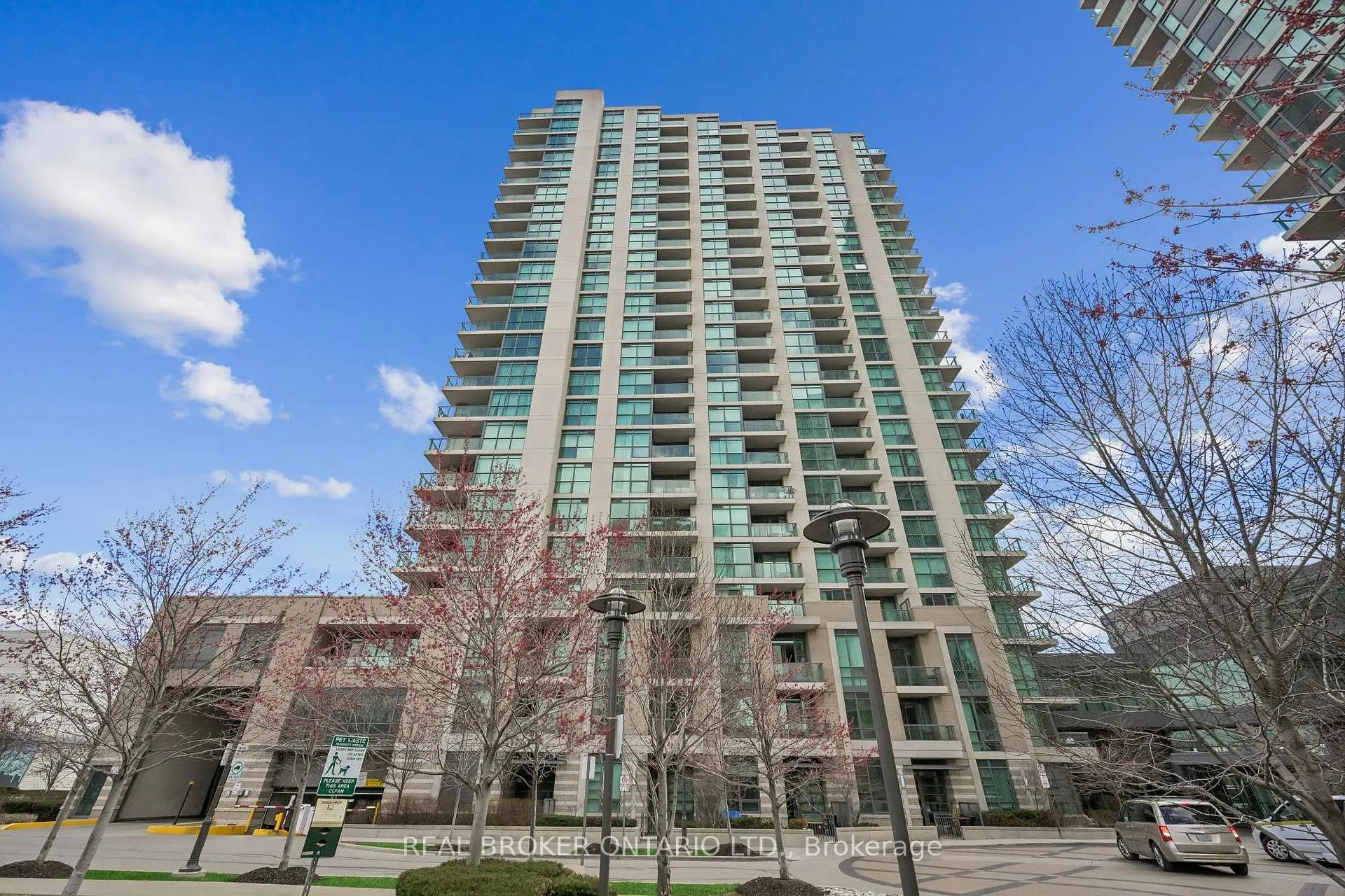 Front of Unit 1704, 205 Sherway Gardens Road
