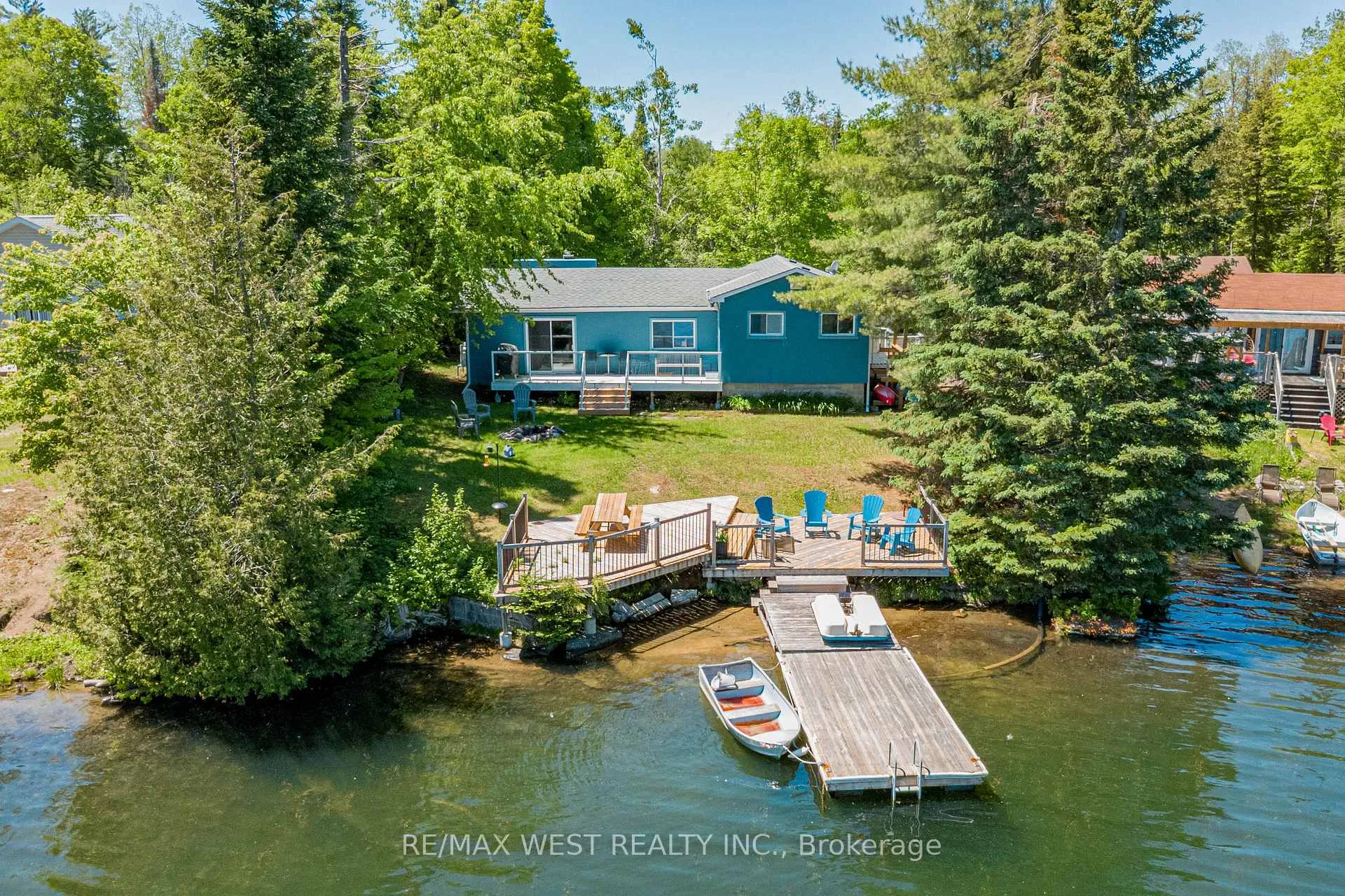 Front of 1432 Clement Lake Road