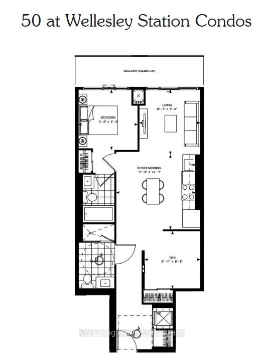 Photo 9 of Unit 2606, 50 Wellesley Street E, Toronto, Church-Yonge Corridor — HOMEH