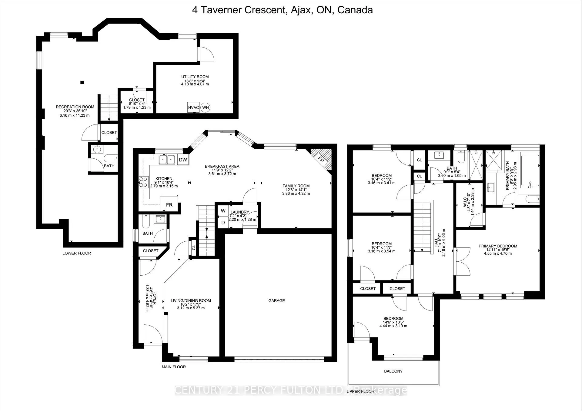 Photo 8 of 4 Taverner Crescent, Ajax, Northwest Ajax — HOMEH