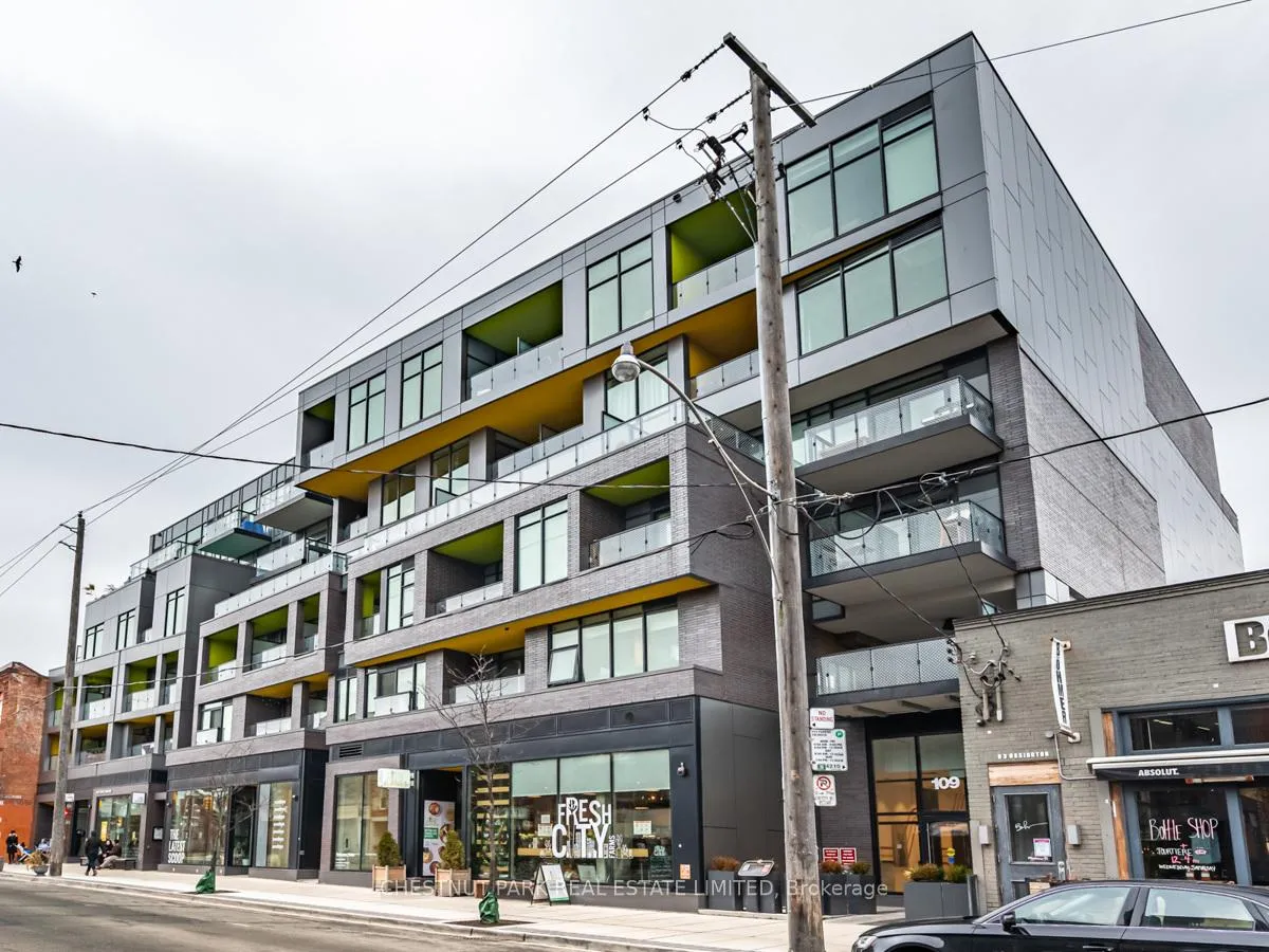 Front of Unit 509, 109 Ossington Avenue