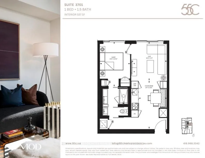 Photo 31 of Unit 3701, 55 Charles Street E, Toronto, Church-Yonge Corridor — HOMEH