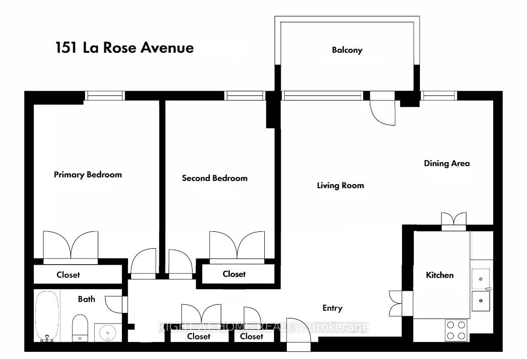 Photo 23 of Unit 907, 151 LaRose Avenue E, Etobicoke, Kingsview Village-The Westway — HOMEH