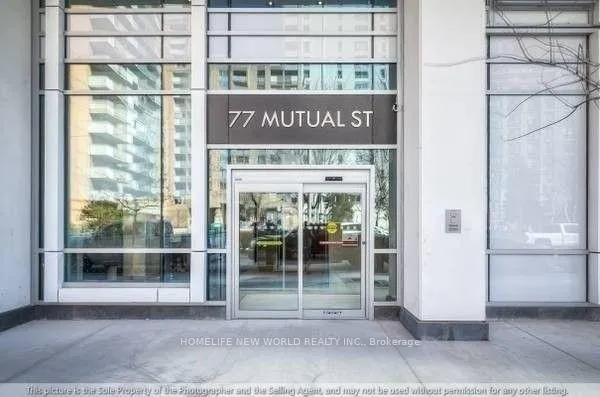 Photo 1 of Unit 705, 77 Mutual Street, Toronto, Church-Yonge Corridor — HOMEH