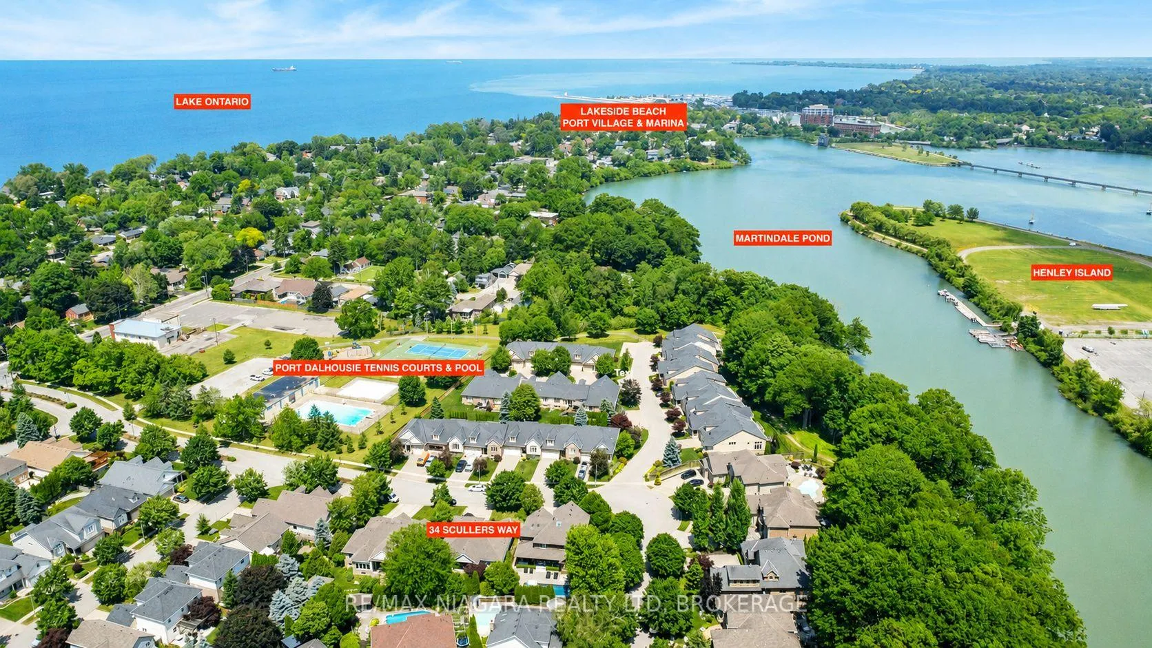 Photo 44 of 34 Sculler's Way, St. Catharines, Martindale Pond — HOMEH