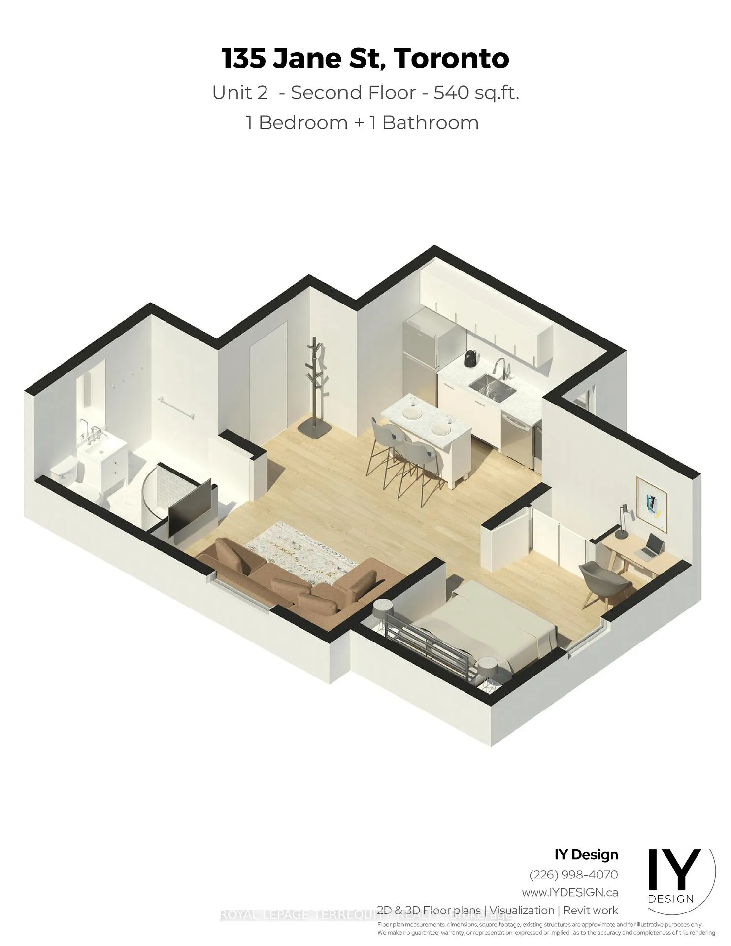 Photo 6 of Unit 2, 135 Jane Street, Toronto, Runnymede-Bloor West Village — HOMEH