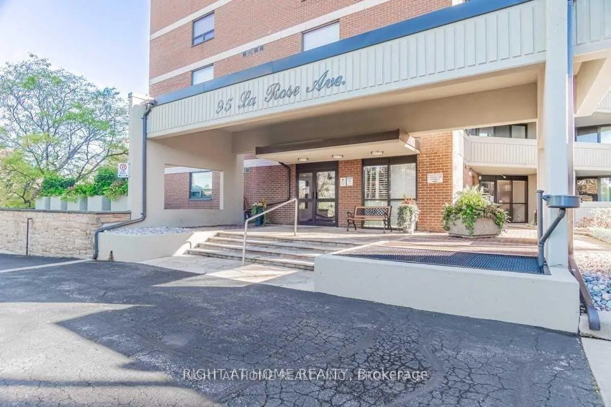 Front of Unit 505, 95 La Rose Avenue