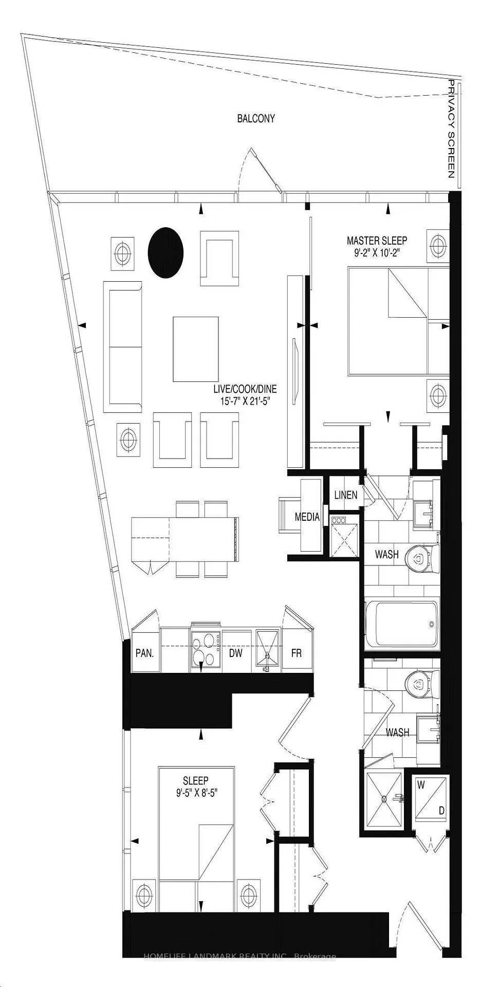 Photo 12 of Unit 2202, 197 Yonge Street, Toronto, Church-Yonge Corridor — HOMEH