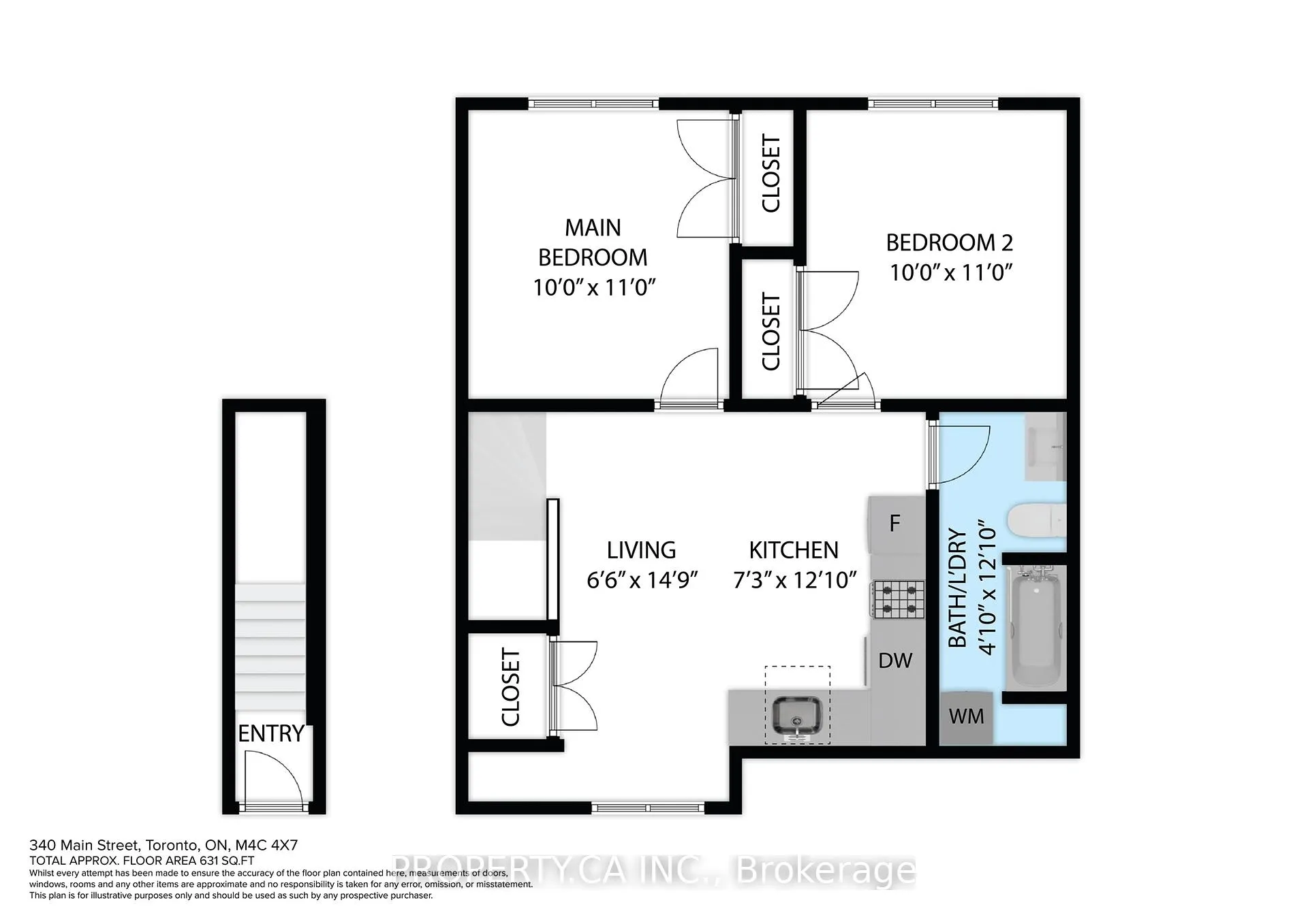 Photo 10 of Unit Laneway Apt, 340 Main Street, Toronto, East End-Danforth — HOMEH