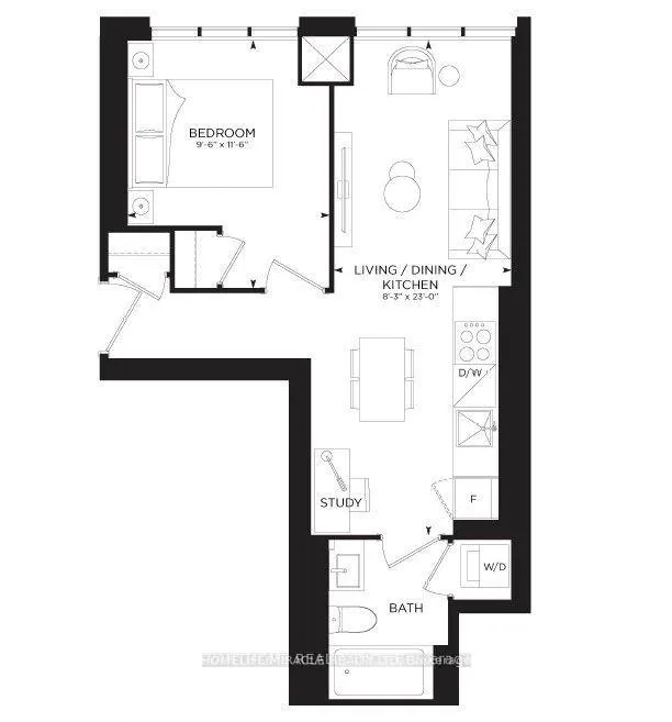 Photo 9 of Unit 1910, 8 Wellesley Street W, Toronto, Bay Street Corridor — HOMEH