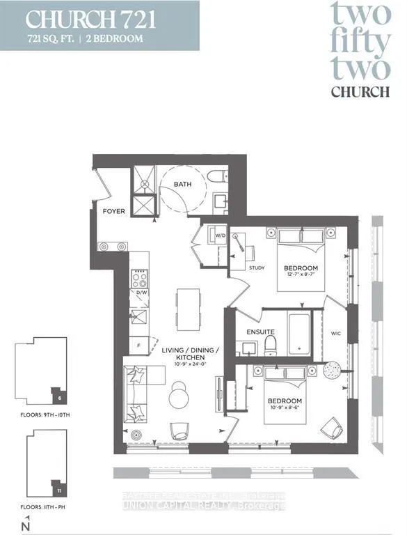 Front of Unit 3311, 252 Church Street