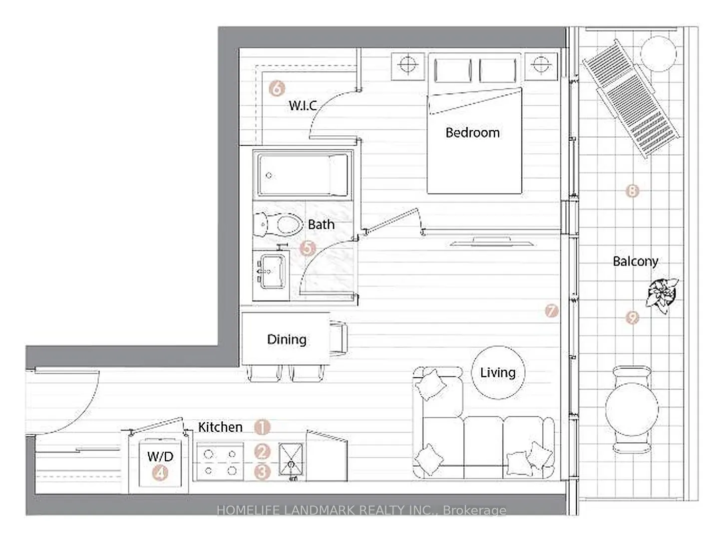 Photo 11 of Unit 803, 38 Widmer Street, Toronto, Waterfront Communities — HOMEH