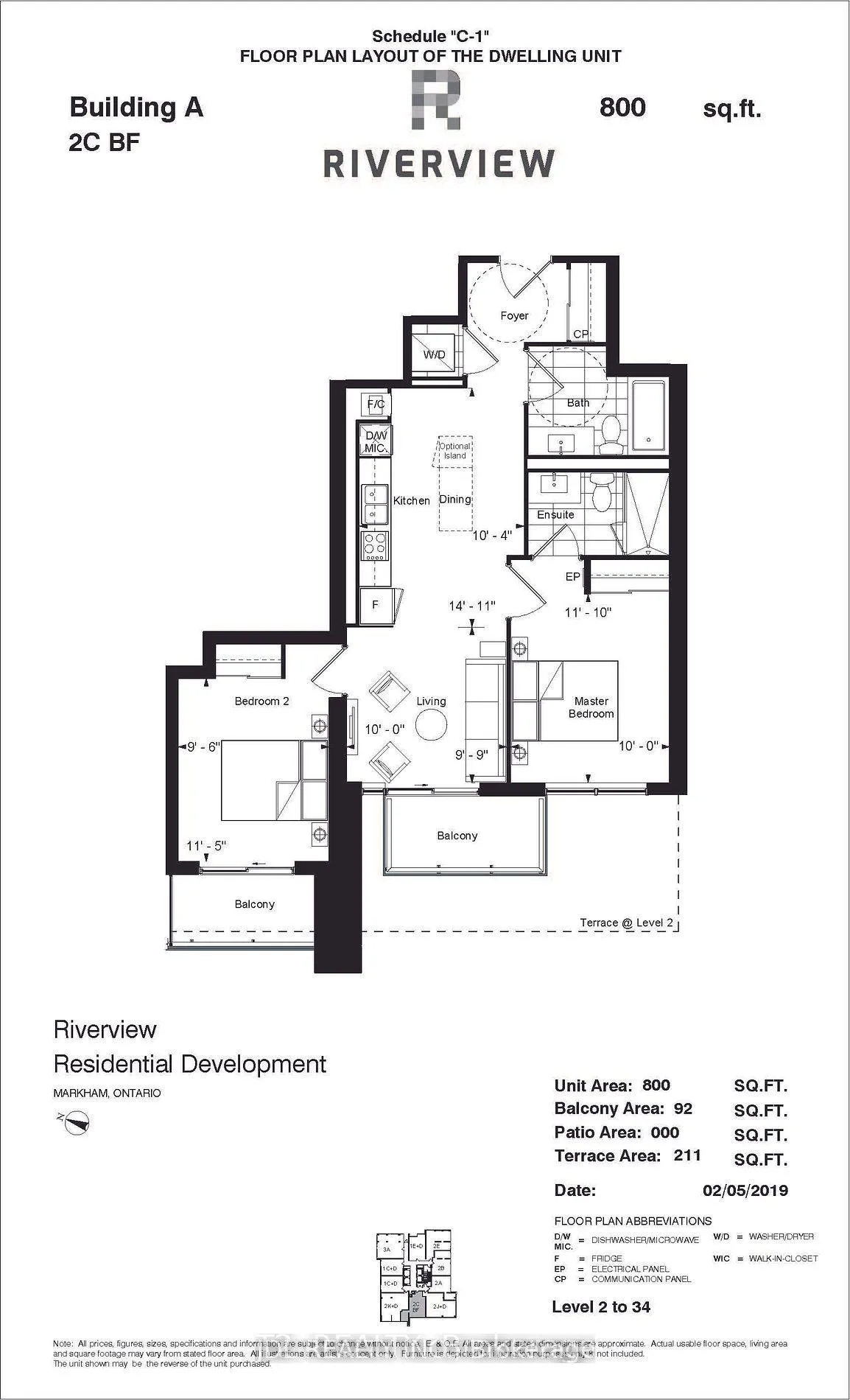 Photo 17 of Unit 1906, 8 Water Walk Drive, Markham, Unionville — HOMEH
