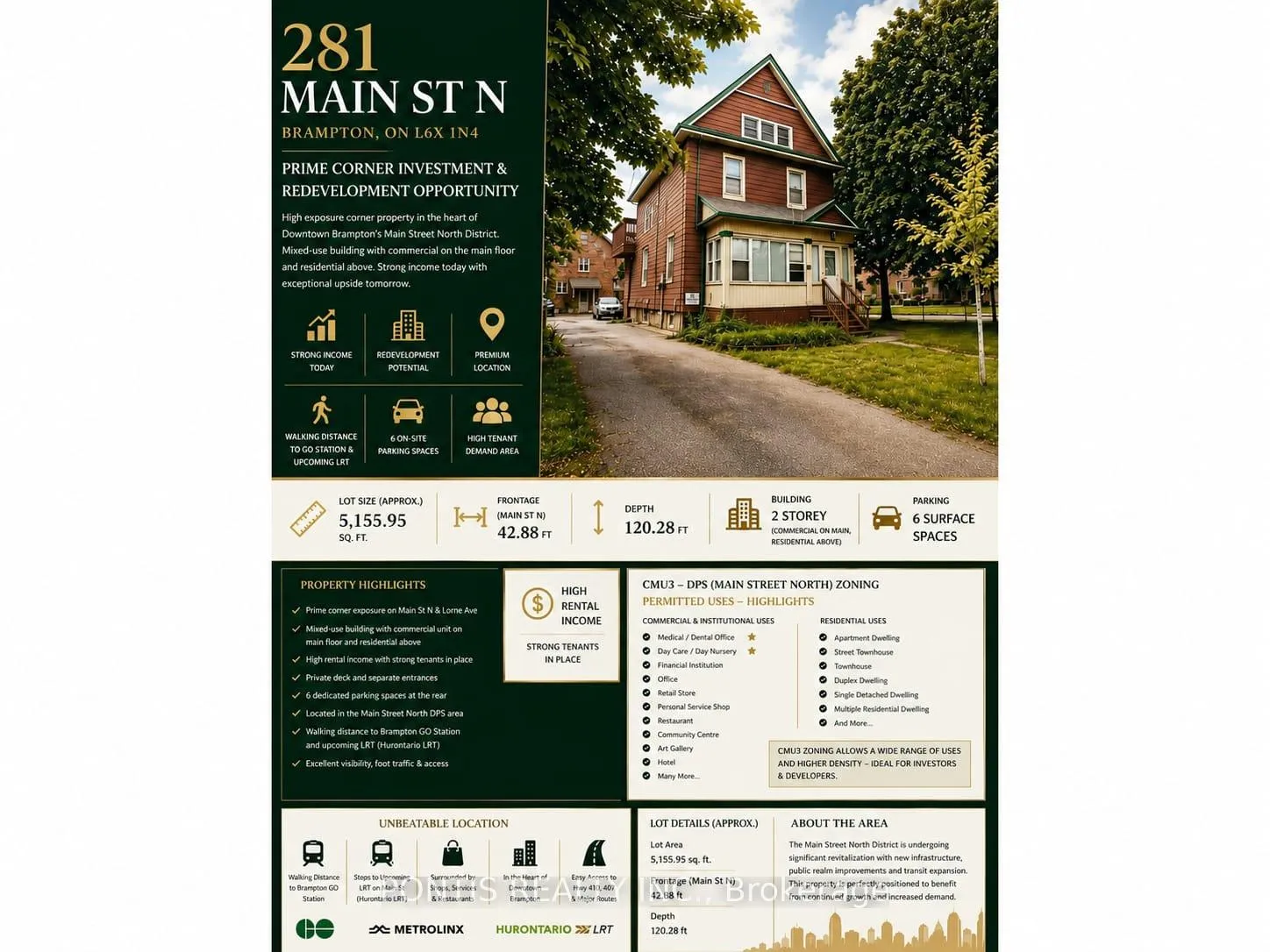 Photo 2 of 281 Main Street N, Brampton, Downtown Brampton — HOMEH