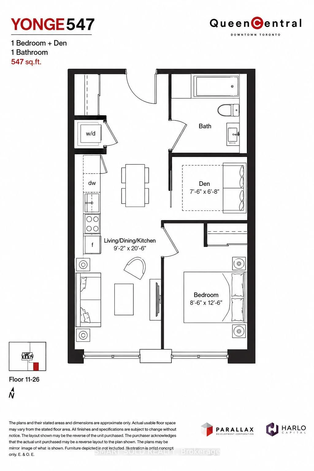 Photo 2 of Unit 1207, 100 Queen Street E, Toronto, Church-Yonge Corridor — HOMEH