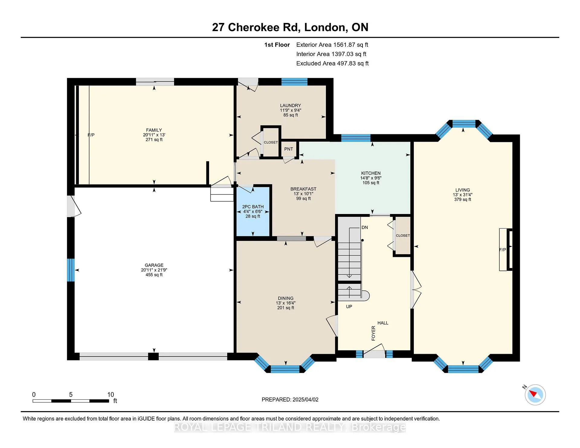 Photo 47 of 27 Cherokee Road, London, North A — HOMEH