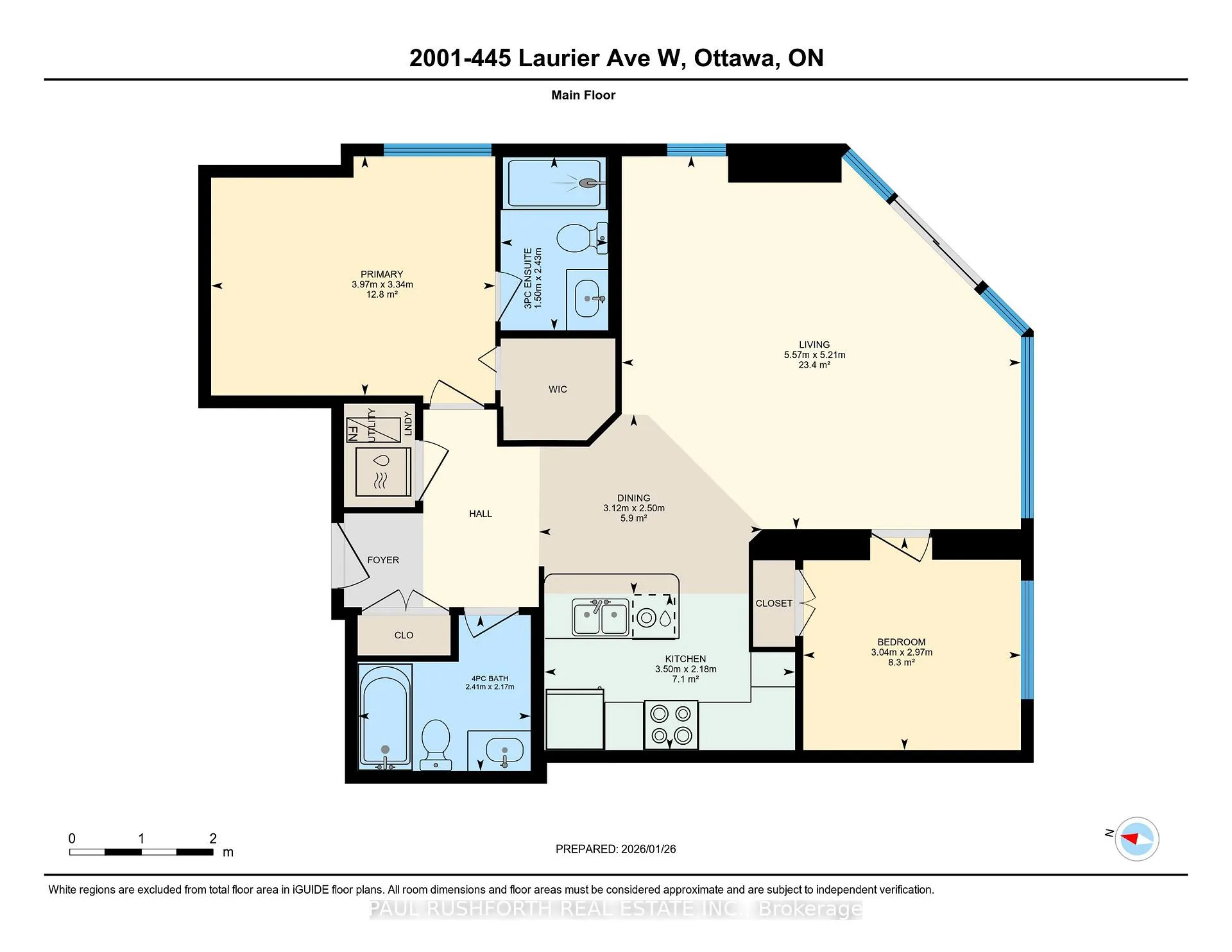 Photo 2 of Unit 2001, 445 Laurier Avenue W, Ottawa, Ottawa Centre — HOMEH