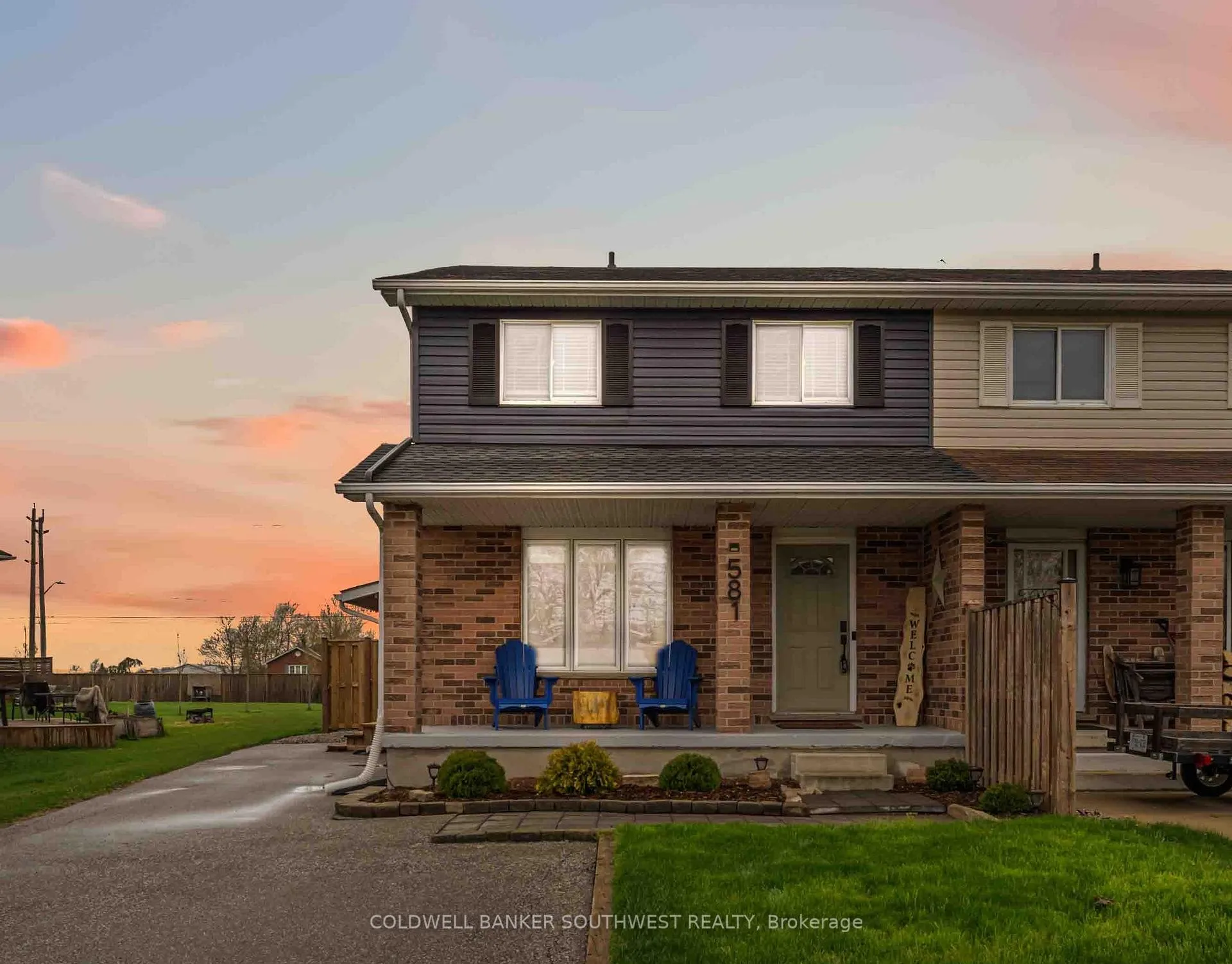 Front of 581 Scenic Drive